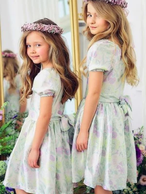 Elegancka sukienka dziewczęca w kwiaty - Max&Mia Max & Mia by 5.10.15.