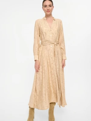 Elegancka sukienka maxi z subtelnym wzorem Greenpoint