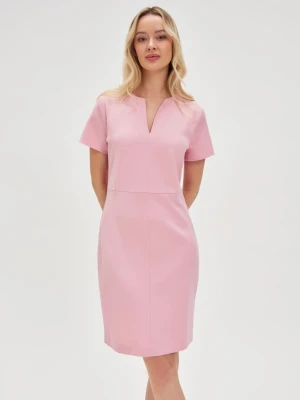 Elegancka sukienka różowa Moodo