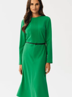 Elegancka sukienka w stylu retro zielona Stylove