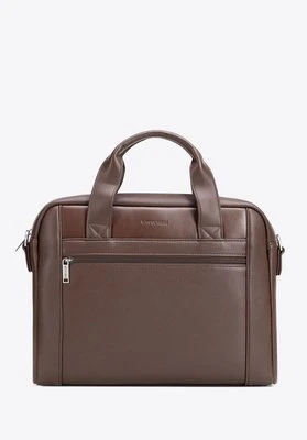 Elegancka torba na laptopa 15,6” brązowa Wittchen