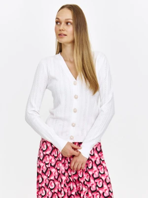 Elegancki kardigan z ażurowym wzorem Top Secret