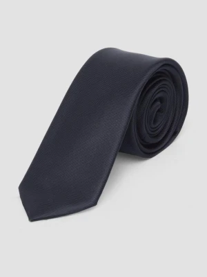 Elegancki krawat wykonany z jedwabnej mieszanki żakardowej s.Oliver BLACK LABEL