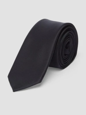 Elegancki krawat wykonany z jedwabnej mieszanki żakardowej s.Oliver BLACK LABEL