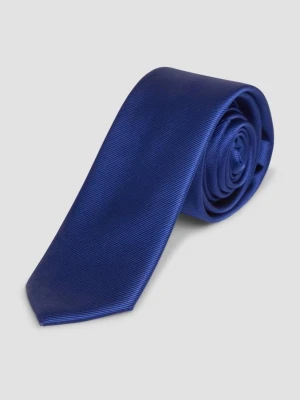 Elegancki krawat wykonany z jedwabnej mieszanki żakardowej s.Oliver BLACK LABEL
