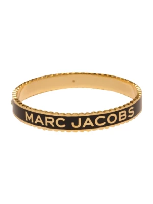 Elegancki Metalowy Bransoletka z Ikonicznym Logo Marc Jacobs