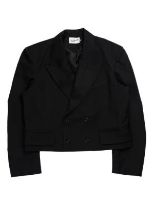 Elegancki Nero Slouchy Blazer Vaquera