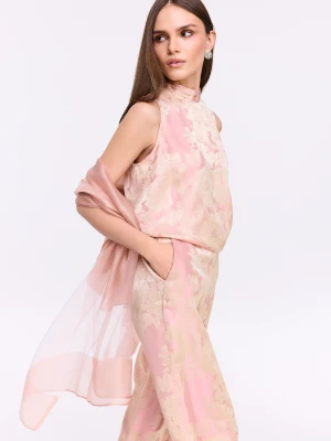 Elegancki szal z wiskozy i jedwabiu TARANKO