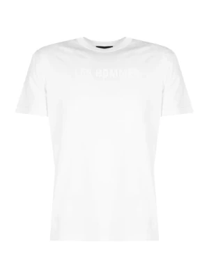 Elegancki T-shirt z okrągłym dekoltem Les Hommes