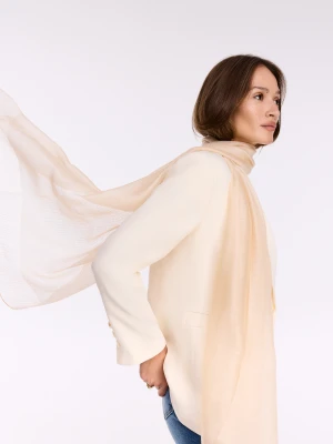 Elegancki wizytowy szal z dodatkiem jedwabiu TARANKO