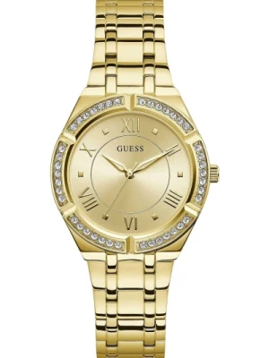 Elegancki zegarek Cosmo w kolorze złotym Guess