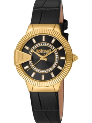 Elegancki Złoty Zegarek Analogowy dla Kobiet Just Cavalli