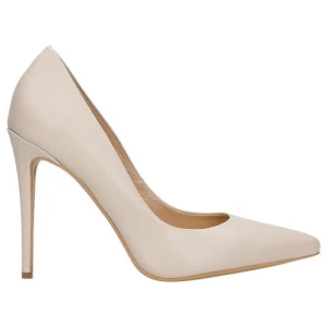 Beżowe eleganckie czółenka damskie na wysokiej szpilce 35100-54 Wojas