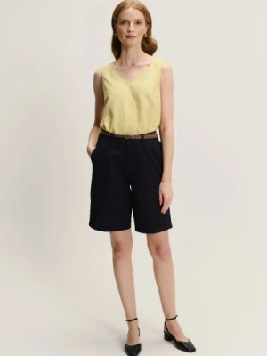 Eleganckie ciemnogranatowe szorty Greenpoint