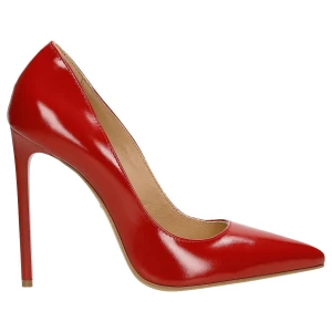 Eleganckie czółenka w kolorze czerwonym na szpilce 35053-55 Wojas