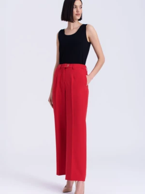 Eleganckie czerwone spodnie Greenpoint