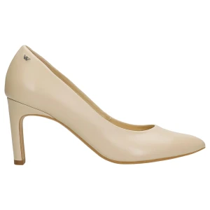 Eleganckie beżowe czółenka damskie na szpilce 35015-54 Wojas