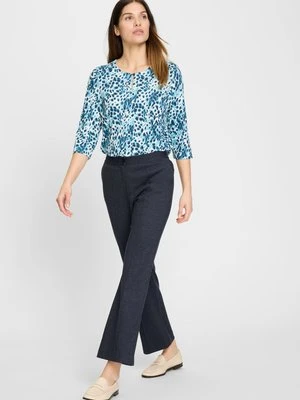 Eleganckie granatowe spodnie damskie Mona Bootcut – Neo Comfort Olsen