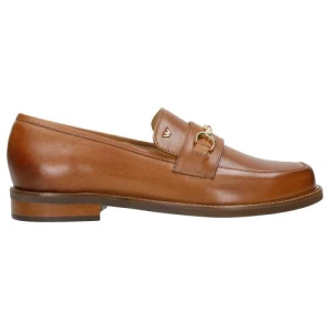Eleganckie jasnobrązowe mokasyny ze skóry licowej 46092-53 Wojas