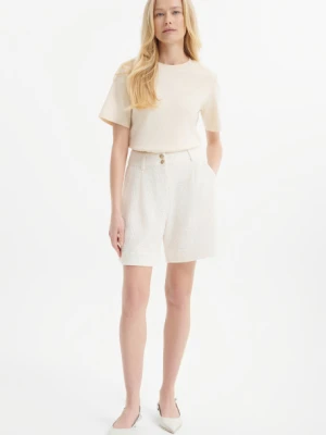 Eleganckie kremowe szorty Greenpoint