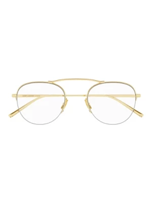 Eleganckie Metalowe Okulary Optyczne Saint Laurent