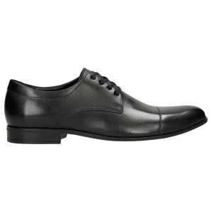 Czarne męskie półbuty 9036-51 Wojas