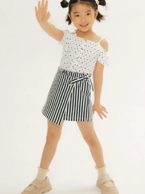 Eleganckie spódnico-spodnie dziewczęce w paski Max & Mia by 5.10.15.