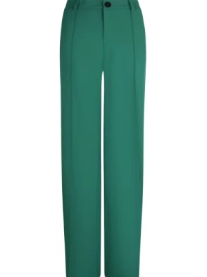 Eleganckie Spodnie Tamar w Zielonym Jane Lushka
