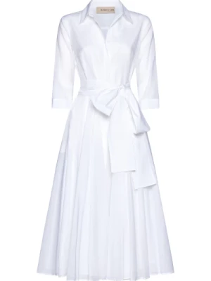 Eleganckie Sukienki z Detalem l.ruota Blanca Vita