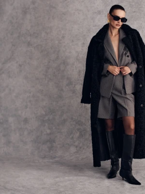 Eleganckie szorty w pepitkę TARANKO