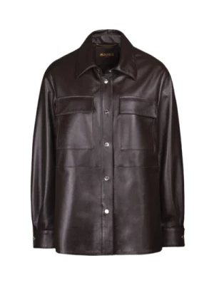 Elegant Mid-Length Shirt Jacket Moorer