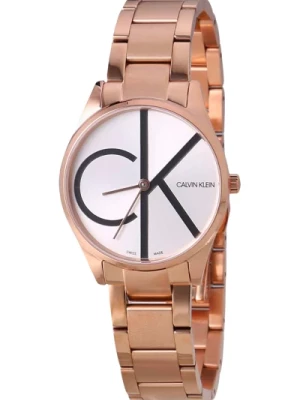 Elegant Rose Gold Quartz Watch Calvin Klein