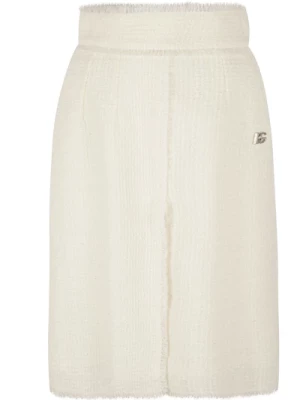 Elegant Wool Blend Midi Skirt Dolce & Gabbana