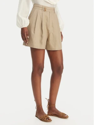 Eleh Bermudy SS260320 Beżowy Relaxed Fit