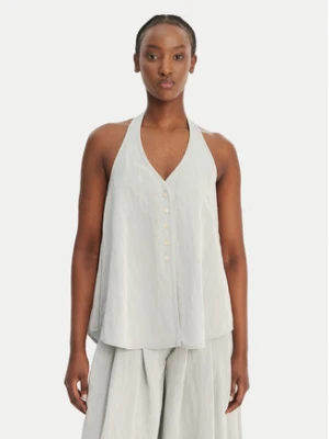 Eleh Bluzka SS260092 Błękitny Relaxed Fit