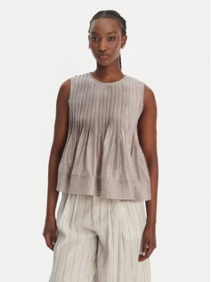 Eleh Bluzka SS260268 Beżowy Regular Fit