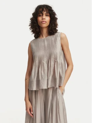 Eleh Bluzka SS260268 Beżowy Regular Fit