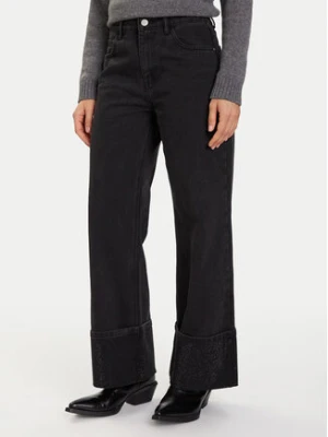 Eleh Jeansy EL072 Czarny Regular Fit