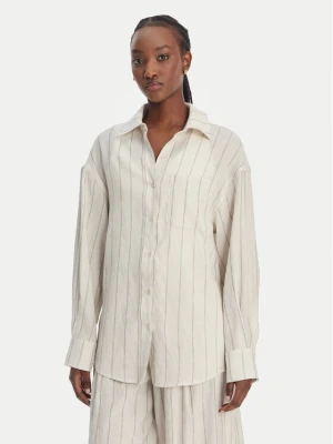 Eleh Koszula SS260271 Écru Relaxed Fit Kremowy