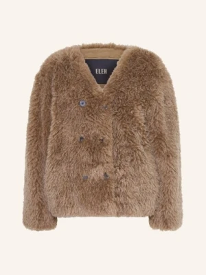 Eleh Kurtka Ze Sztucznego Futra braun
