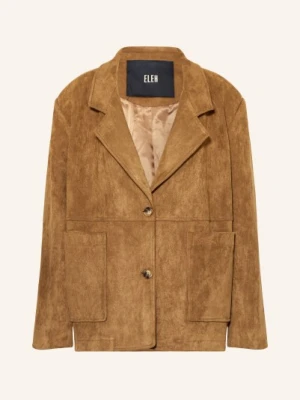 Eleh Marynarka Imitująca Skórę braun