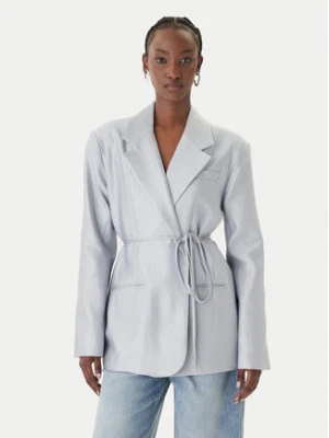 Eleh Marynarka SS260402 Błękitny Relaxed Fit