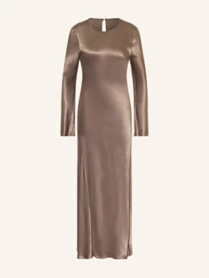 Eleh Satyna Sukienka braun