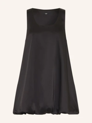 Eleh Satyna Sukienka schwarz