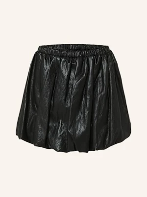 Eleh Spódnica Z Imitacji Skóry schwarz