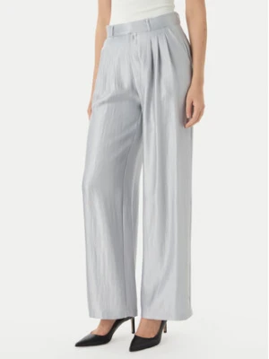 Eleh Spodnie materiałowe SS260403 Błękitny Relaxed Fit