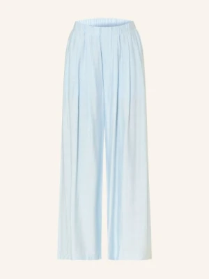 Eleh Spodnie Z Marszczeniami blau