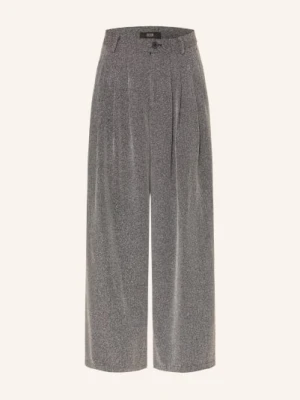 Eleh Spodnie Z Materiału Typu Marlene grau