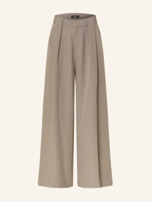 Eleh Spodnie Z Materiału Typu Marlene grau