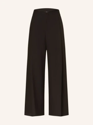 Eleh Spodnie Z Materiału Typu Marlene schwarz